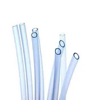 White Round Transparent Cosmetics Clear Plastic Tube